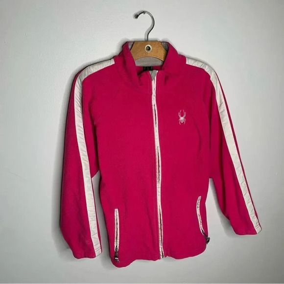 Girls Spyder Full Zip Fleece Jacket - Picture 1 of 8